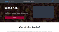 Desktop Screenshot of perfectschedule.com